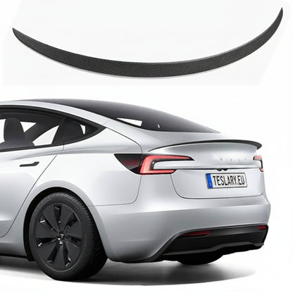 Rear Trunk Spoiler for Tesla Model 3 Highland 2024 Onwards - TESLARY Tesla Shop Accessories Europe Nederlands Ireland Deutschland Espana Alicante France Italia