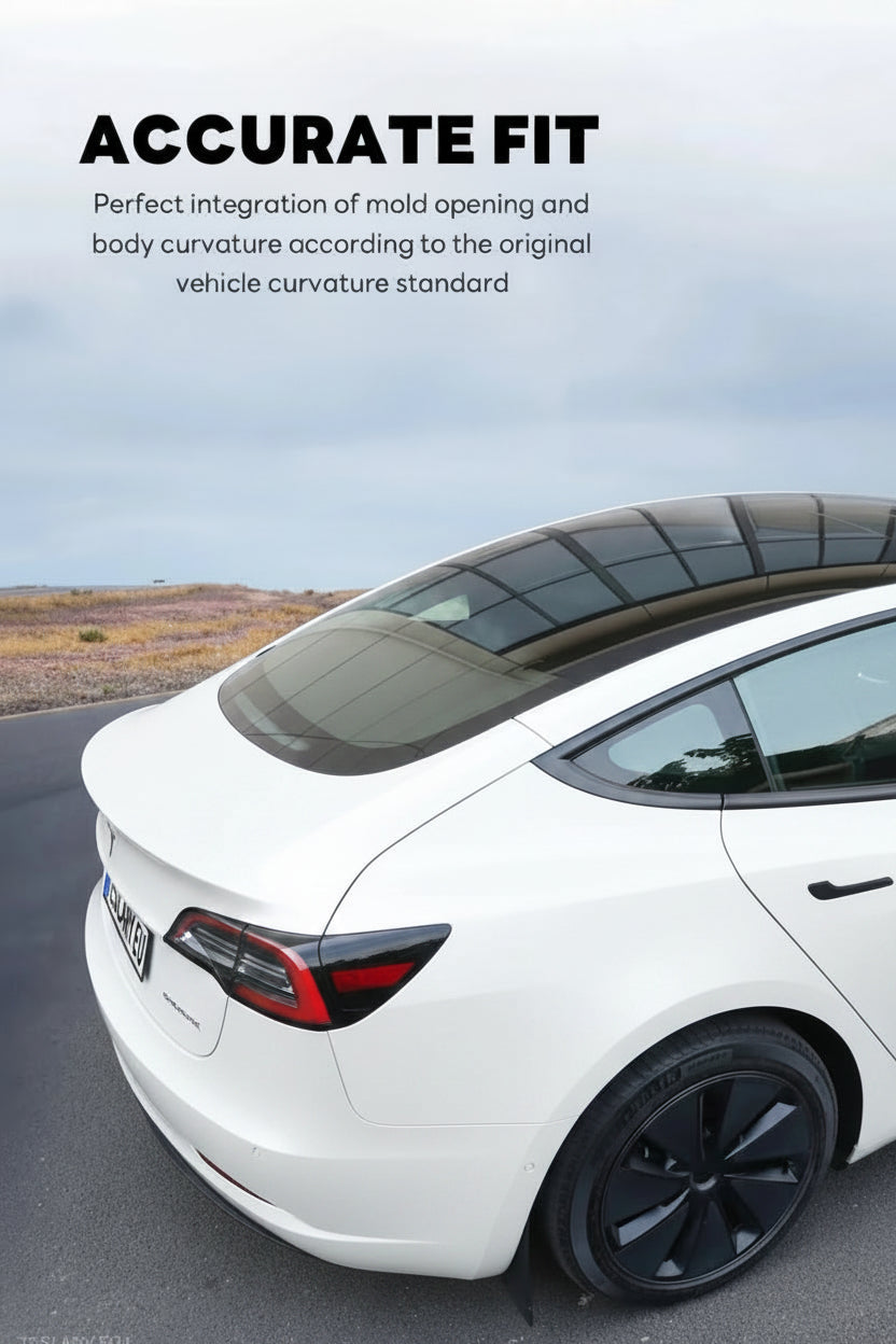 Rear Trunk Spoiler for Tesla Model 3 Highland 2024 Onwards - TESLARY Tesla Shop Accessories Europe Nederlands Ireland Deutschland Espana Alicante France Italia