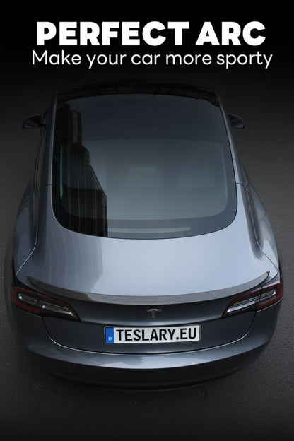 Rear Trunk Spoiler for Tesla Model 3 Highland 2024 Onwards - TESLARY Tesla Shop Accessories Europe Nederlands Ireland Deutschland Espana Alicante France Italia