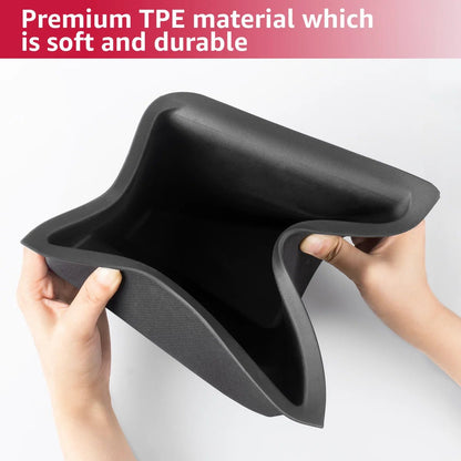 Rear Trunk Storage Pocket Bin Organiser TPE with Lid for Tesla Model 3 2021 - 2023 - TESLARY Tesla Shop Accessories Europe Nederlands Dublin Cork Ireland Deutschland Espana Alicante France Italia