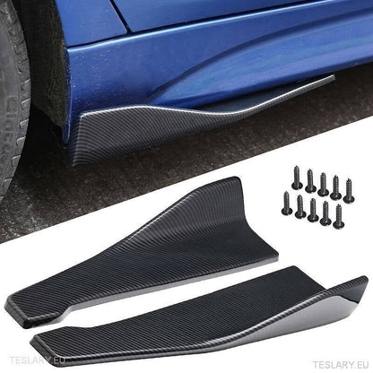 Side Skirt Carbon Fiber Body Trim ( Universal ) - TESLARY Tesla Shop Accessories Europe Nederlands Dublin Cork Ireland Deutschland Espana Alicante France Italia