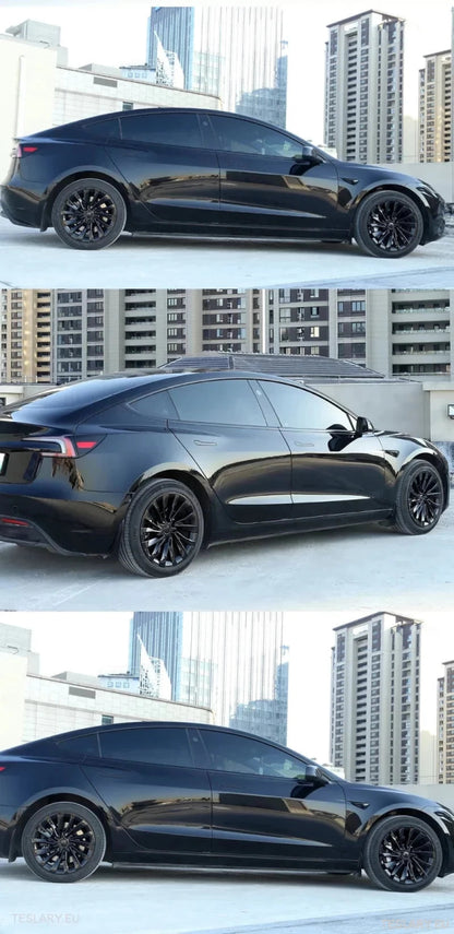 Tesla 3 Highland 18" Full Rim Silver Sport Style Wheel Covers - TESLARY Tesla Shop Accessories Europe Nederlands Ireland Deutschland Espana Alicante France Italia