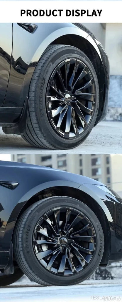 Tesla 3 Highland 18" Full Rim Silver Sport Style Wheel Covers - TESLARY Tesla Shop Accessories Europe Nederlands Ireland Deutschland Espana Alicante France Italia