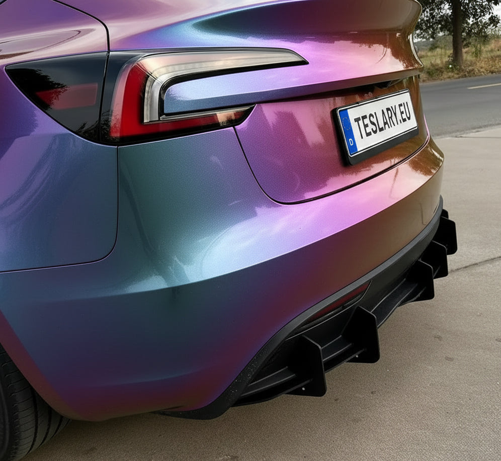 Tesla 3 Highland Rear Bumper Diffuser Body Kit - TESLARY Tesla Shop Accessories Europe Nederlands Dublin Cork Ireland Deutschland Espana Alicante France Italia