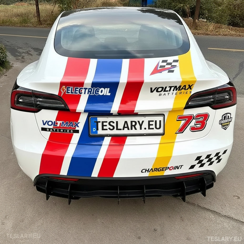 Tesla 3 Highland Rear Bumper Diffuser Body Kit - TESLARY Tesla Shop Accessories Europe Nederlands Dublin Cork Ireland Deutschland Espana Alicante France Italia