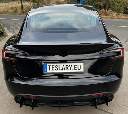 Tesla 3 Highland Rear Bumper Diffuser Body Kit - TESLARY Tesla Shop Accessories Europe Nederlands Ireland Deutschland Espana Alicante France Italia