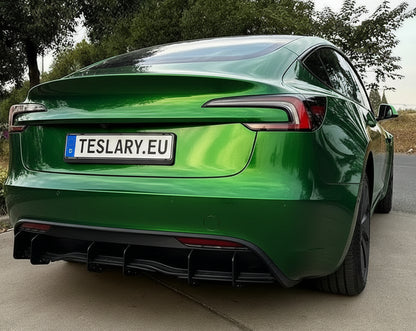 Tesla 3 Highland Rear Bumper Diffuser Body Kit - TESLARY Tesla Shop Accessories Europe Nederlands Ireland Deutschland Espana Alicante France Italia