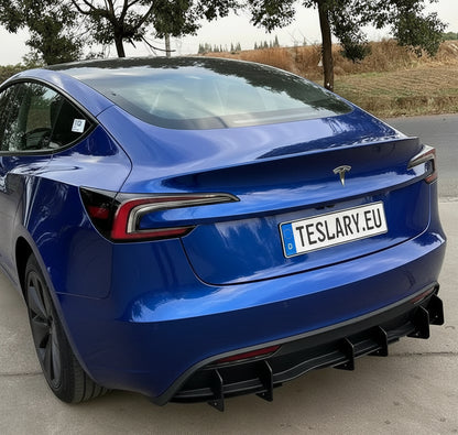 Tesla 3 Highland Rear Bumper Diffuser Body Kit - TESLARY Tesla Shop Accessories Europe Nederlands Ireland Deutschland Espana Alicante France Italia