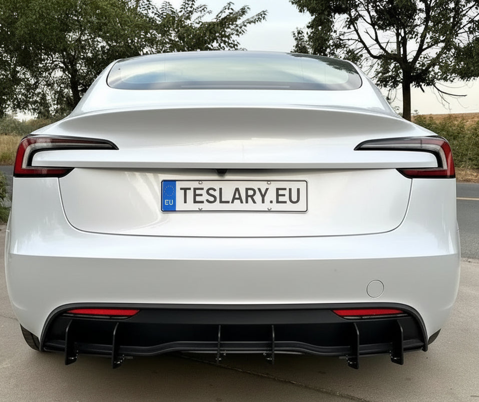 Tesla 3 Highland Rear Bumper Diffuser Body Kit - TESLARY Tesla Shop Accessories Europe Nederlands Ireland Deutschland Espana Alicante France Italia