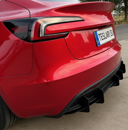 Tesla 3 Highland Rear Bumper Diffuser Body Kit - TESLARY Tesla Shop Accessories Europe Nederlands Ireland Deutschland Espana Alicante France Italia