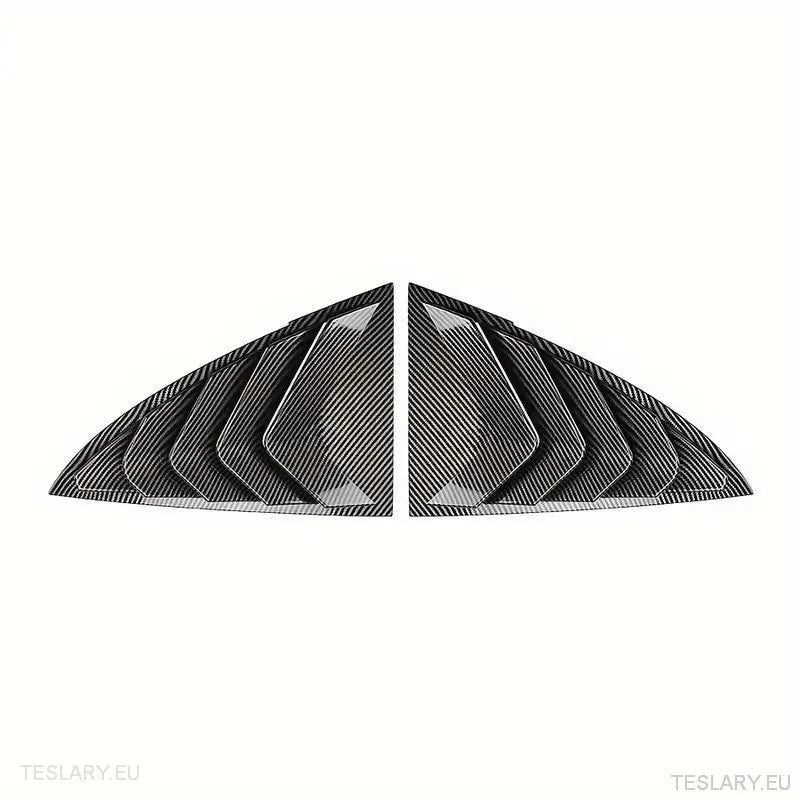 Tesla 3 Highland Sports Style Rear Side Windows Splitter ( 2 Pieces ) - TESLARY Tesla Shop Accessories Europe Nederlands Dublin Cork Ireland Deutschland Espana Alicante France Italia