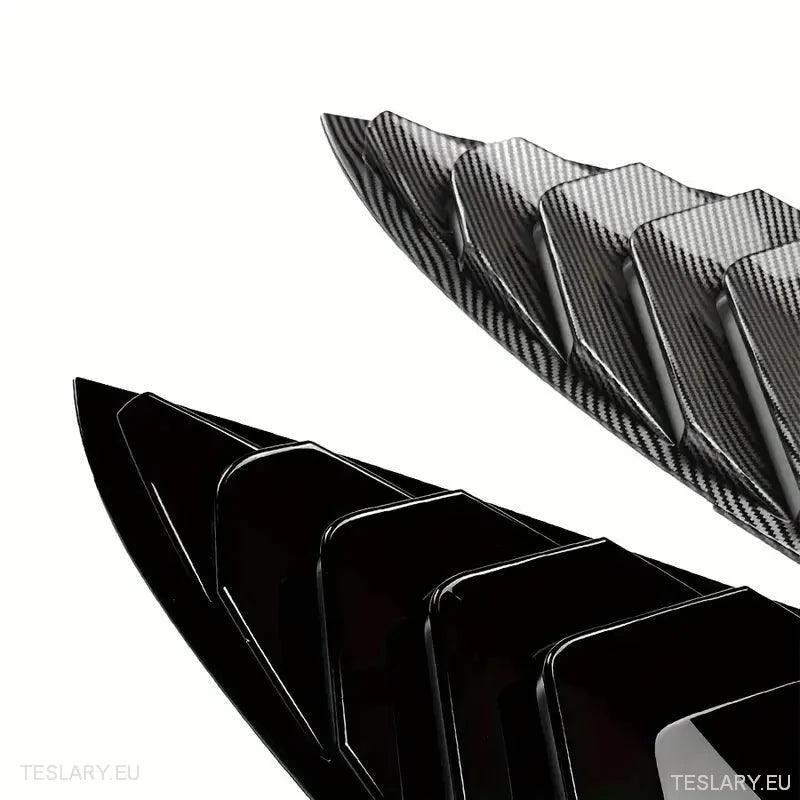 Tesla 3 Highland Sports Style Rear Side Windows Splitter ( 2 Pieces ) - TESLARY Tesla Shop Accessories Europe Nederlands Ireland Deutschland Espana Alicante France Italia