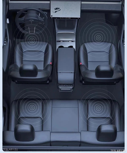 Tesla 3/Y Rear Air Vent USB with Retractable Cables - TESLARY Tesla Shop Accessories Europe Nederlands Ireland Deutschland Espana Alicante France Italia