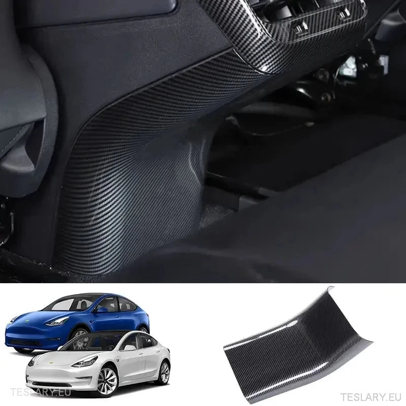 Tesla 3/Y Rear Kick Panel for Centre Console - TESLARY Tesla Shop Accessories Europe Nederlands Dublin Cork Ireland Deutschland Espana Alicante France Italia