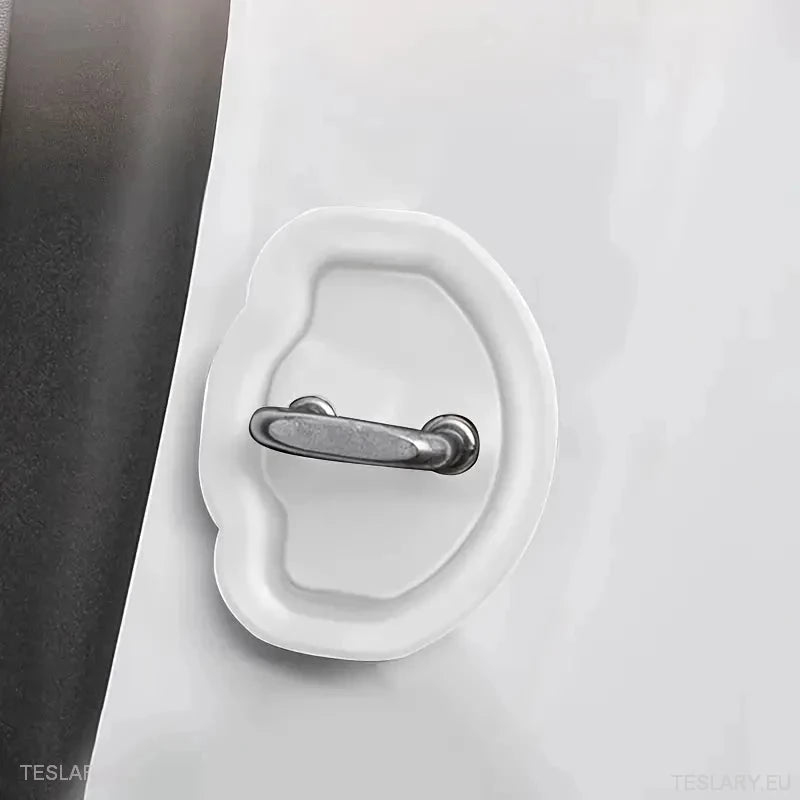 Tesla 3/Y Silicon Door Protectors ( White ) - TESLARY Tesla Shop Accessories Europe Nederlands Ireland Deutschland Espana Alicante France Italia