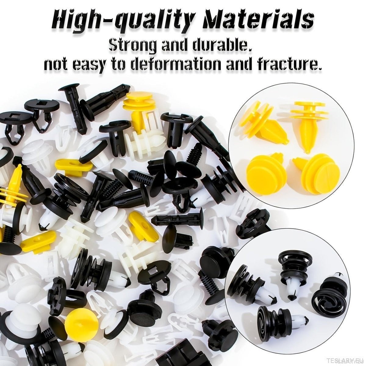 Tesla Body Internal and External Fixer Fastener Clip Pack 70 Pieces - TESLARY Tesla Shop Accessories Europe Nederlands Dublin Cork Ireland Deutschland Espana Alicante France Italia