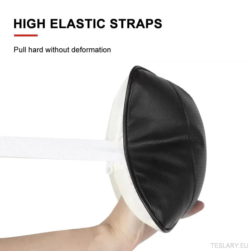 Tesla Car Seat Headrest Pillow - Premium Neck Support Cushion - TESLARY Tesla Shop Accessories Europe Nederlands Ireland Deutschland Espana Alicante France Italia
