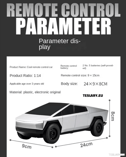 Tesla Cybertruck Remote Control Toy Car - TESLARY Tesla Shop Accessories Europe Nederlands Dublin Cork Ireland Deutschland Espana Alicante France Italia