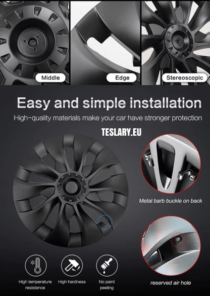 Tesla Model 3 18" UNIQUE S23 Performance - Matte Black - TESLARY Tesla Shop Accessories Europe Nederlands Dublin Cork Ireland Deutschland Espana Alicante France Italia