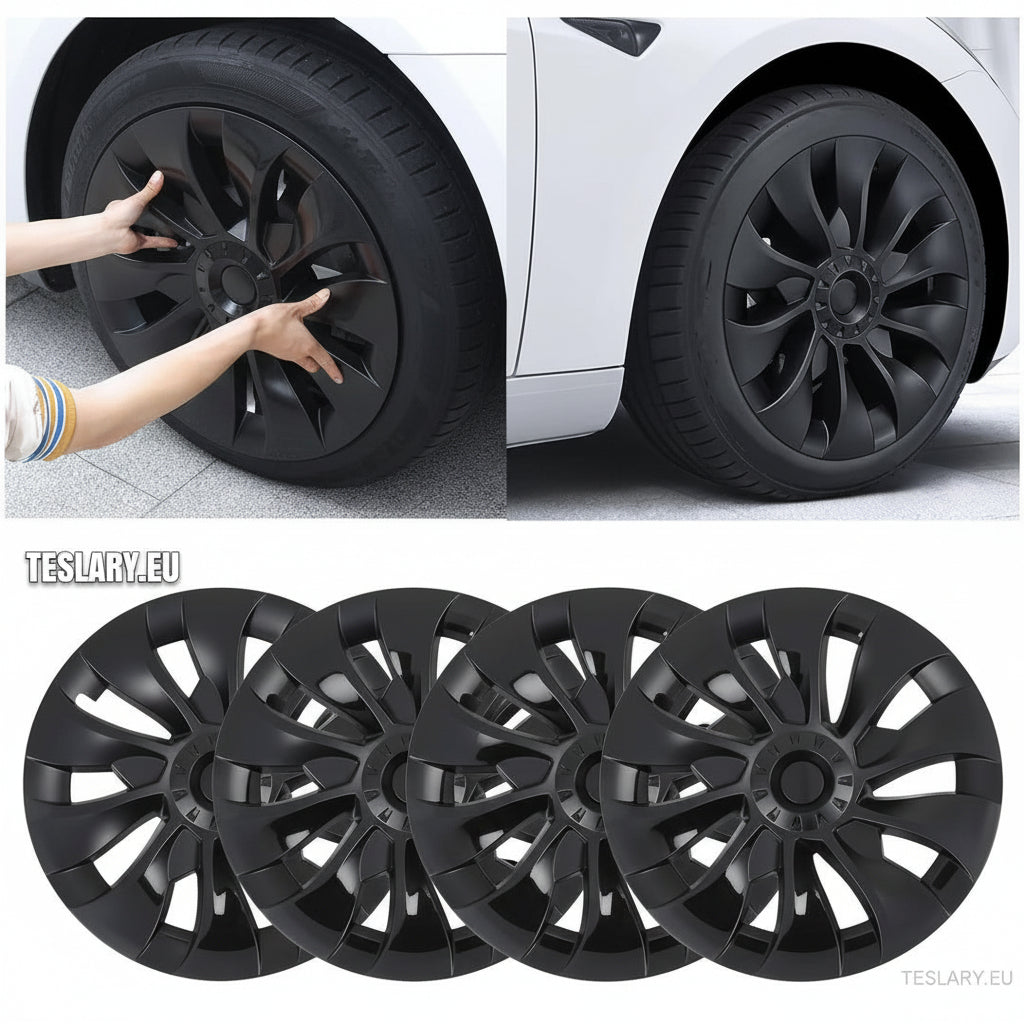 Tesla Model 3 18" UNIQUE S23 Performance - Matte Black - TESLARY Tesla Shop Accessories Europe Nederlands Ireland Deutschland Espana Alicante France Italia
