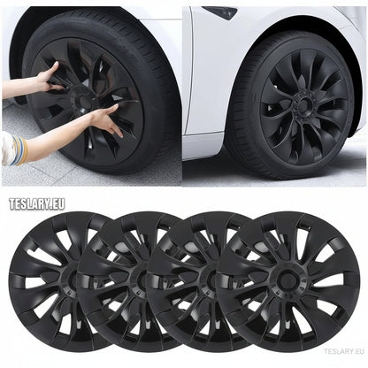 Tesla Model 3 18" UNIQUE S23 Performance - Matte Black - TESLARY Tesla Shop Accessories Europe Nederlands Ireland Deutschland Espana Alicante France Italia