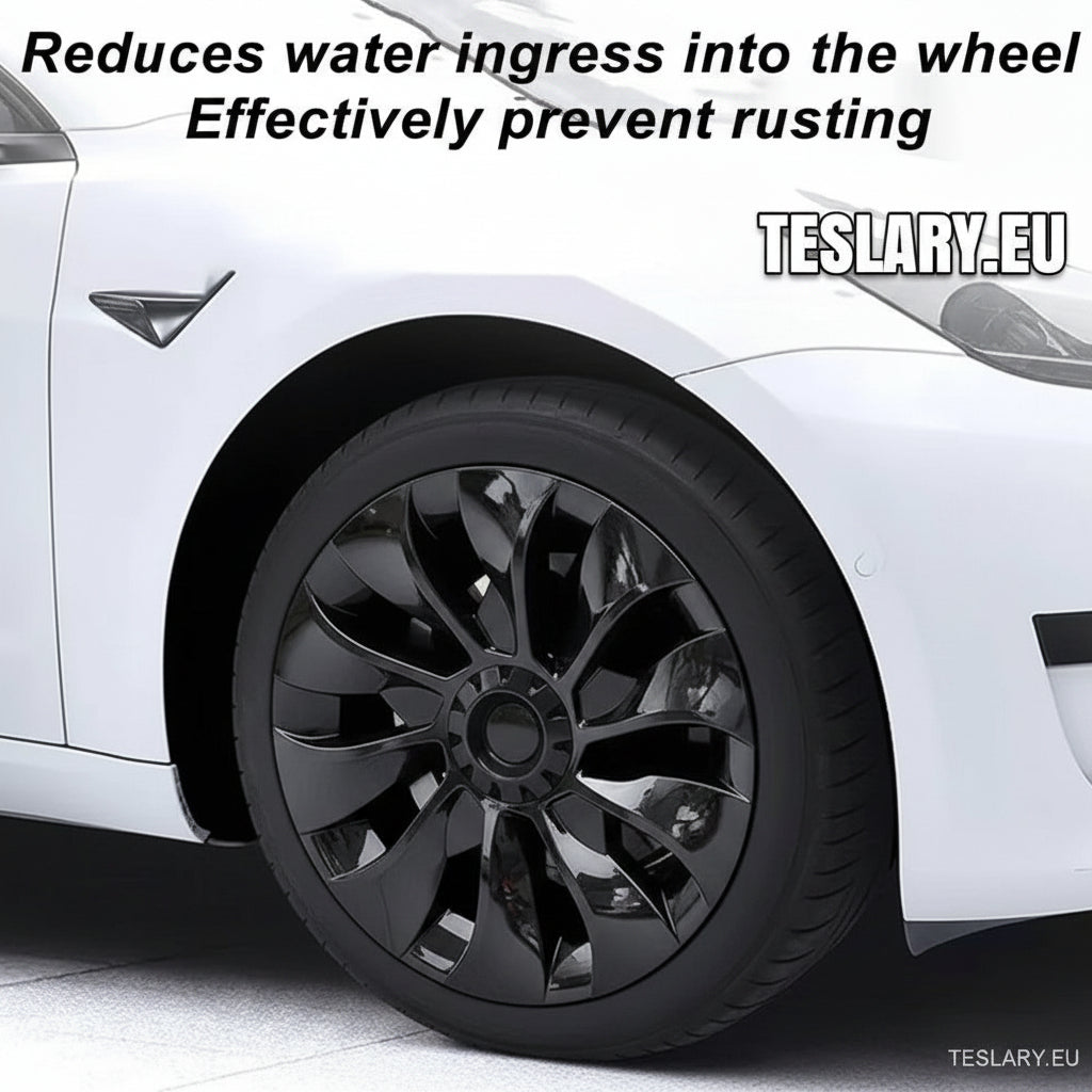 Tesla Model 3 18" UNIQUE S23 Performance - Matte Black - TESLARY Tesla Shop Accessories Europe Nederlands Ireland Deutschland Espana Alicante France Italia