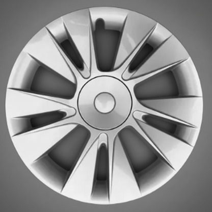 Tesla Model 3 (2019 - 2023) 18" Concave Style Bright Silvery Durable ABS Material - TESLARY Tesla Shop Accessories Europe Nederlands Dublin Cork Ireland Deutschland Espana Alicante France Italia