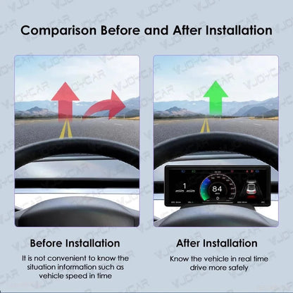Tesla 3/Y Dash Instrument Cluster 6.2" Wide Multi Function -TESLARY.IE Tesla Shop Europe