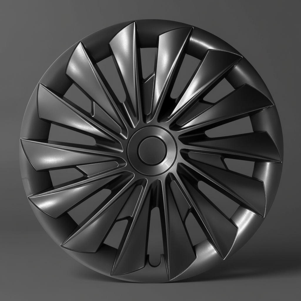 Tesla Model 3+ Highland 18" Blade Style Wheel Covers - Matte Black - TESLARY Tesla Shop Accessories Europe Nederlands Dublin Cork Ireland Deutschland Espana Alicante France Italia