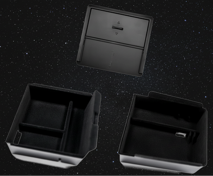 Tesla Model 3+ Highland Accessories 3 Pack Front & Rear Trays & Hidden Storage - TESLARY Tesla Shop Accessories Europe Nederlands Dublin Cork Ireland Deutschland Espana Alicante France Italia