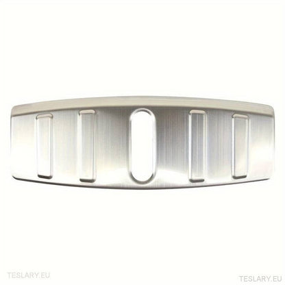 Tesla Model 3 Stainless Steel Trunk Lock Protector - TESLARY Tesla Shop Accessories Europe Nederlands Ireland Deutschland Espana Alicante France Italia