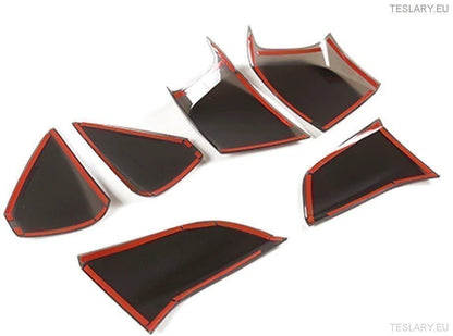 Tesla Model 3 / Y & 3+ Highland Tail Light Smoked Plastic Protective Covers - TESLARY Tesla Shop Accessories Europe Nederlands Ireland Deutschland Espana Alicante France Italia