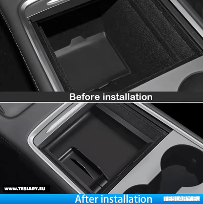 Tesla Model 3 / Y Accessories 4 Piece Kit Centre Console Organizer + Camera Privacy Cover - TESLARY Tesla Shop Accessories Europe Nederlands Dublin Cork Ireland Deutschland Espana Alicante France Italia