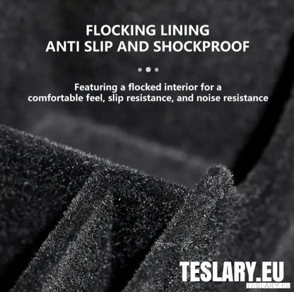 Tesla Model 3 / Y Centre Console Front Organiser Tray Flocked - TESLARY Tesla Shop Accessories Europe Nederlands Dublin Cork Ireland Deutschland Espana Alicante France Italia