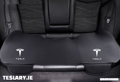 Tesla Model 3 / Y Fitted Proteective Seat Cushion Covers with Logo - TESLARY Tesla Shop Accessories Europe Nederlands Dublin Cork Ireland Deutschland Espana Alicante France Italia