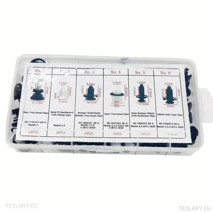 TESLA 3 , Y , S and X Trim Clips -TESLARY.IE Tesla Shop Europe