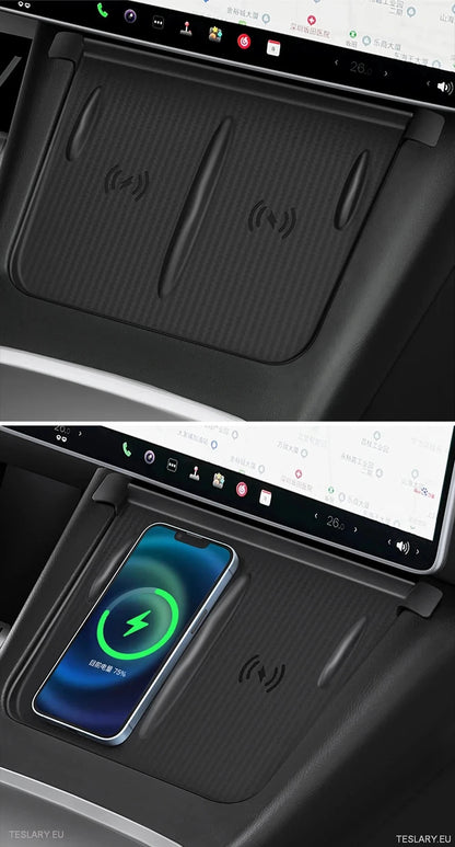 Tesla Model 3 / Y Silicone Antislip Cover for Wireless Charge Pad - TESLARY Tesla Shop Accessories Europe Nederlands Dublin Cork Ireland Deutschland Espana Alicante France Italia