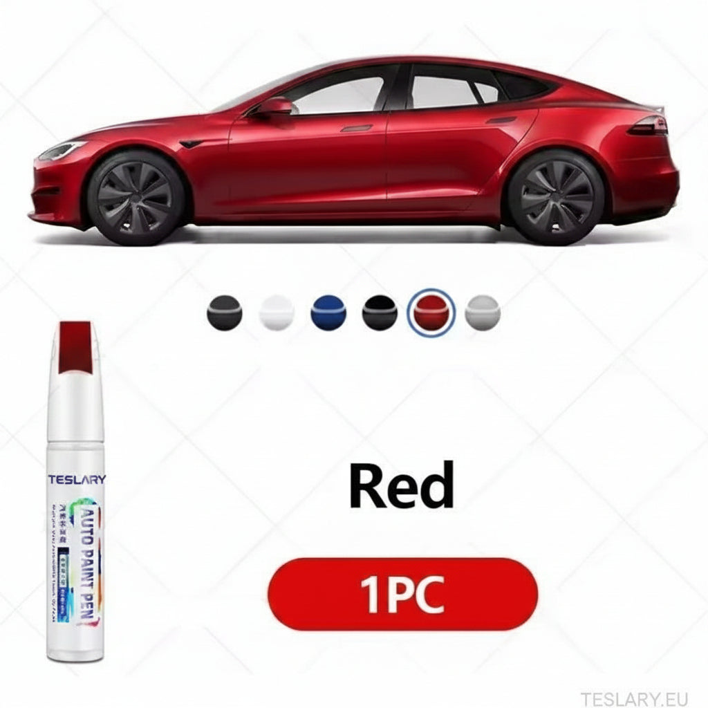 Tesla Model 3 Y X S Car Paint Scratch Repair Pen Touch Up Paint Accessories Black Pearl White Silver Deepsea Blue Red - TESLARY Tesla Shop Accessories Europe Nederlands Ireland Deutschland Espana Alicante France Italia