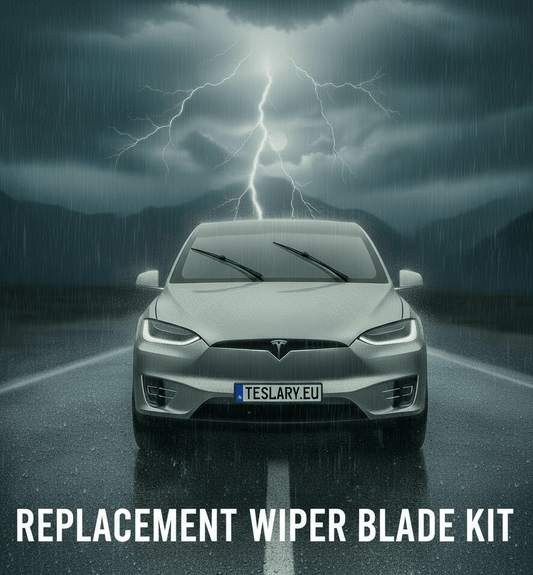 TESLA MODEL X WIPER BLADE KIT ( BOTH WIPERS ) 18 / 28 2016 - 2020 LHD - TESLARY Tesla Shop Accessories Europe Nederlands Dublin Cork Ireland Deutschland Espana Alicante France Italia