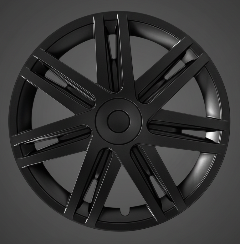 TESLA MODEL Y 19" UNIQUE S3 FULL COVER WHEEL HUBS STAR STYLE - TESLARY Tesla Shop Accessories Europe Nederlands Dublin Cork Ireland Deutschland Espana Alicante France Italia