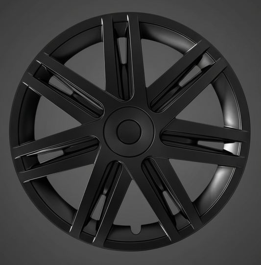 TESLA MODEL Y 19" UNIQUE S3 FULL COVER WHEEL HUBS STAR STYLE - TESLARY Tesla Shop Accessories Europe Nederlands Dublin Cork Ireland Deutschland Espana Alicante France Italia