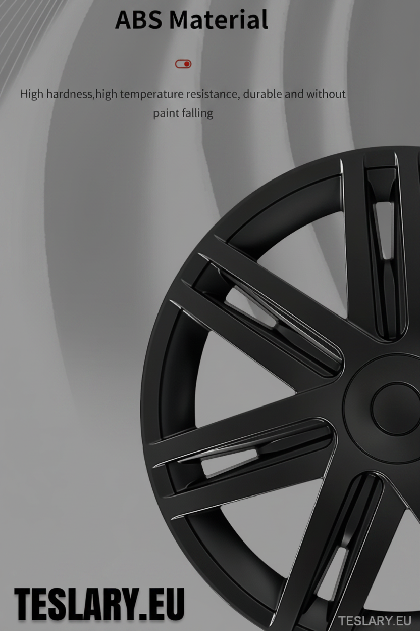 TESLA MODEL Y 19" UNIQUE S3 FULL COVER WHEEL HUBS STAR STYLE - TESLARY Tesla Shop Accessories Europe Nederlands Dublin Cork Ireland Deutschland Espana Alicante France Italia