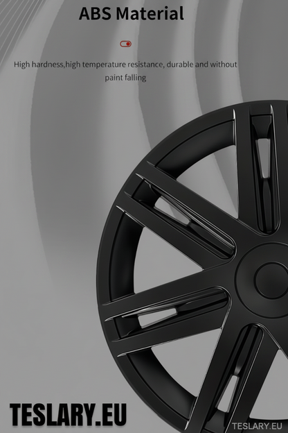 TESLA MODEL Y 19" UNIQUE S3 FULL COVER WHEEL HUBS STAR STYLE - TESLARY Tesla Shop Accessories Europe Nederlands Dublin Cork Ireland Deutschland Espana Alicante France Italia