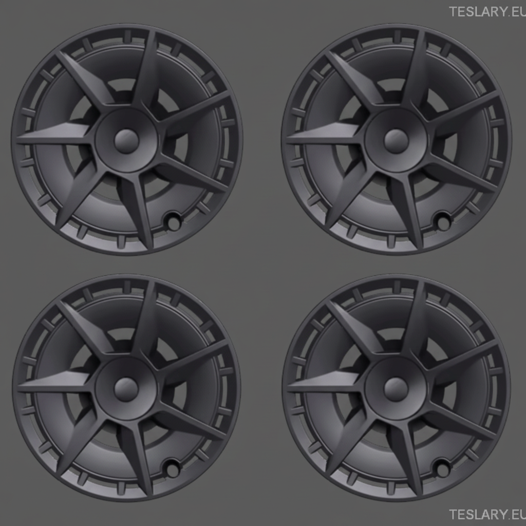 TESLA MODEL Y 19" UNIQUE S7 FULL COVER WHEEL HUBS - TESLARY Tesla Shop Accessories Europe Nederlands Dublin Cork Ireland Deutschland Espana Alicante France Italia