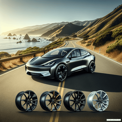 TESLA MODEL Y 19" UNIQUE S9 FULL COVER WHEEL HUBS - TESLARY Tesla Shop Accessories Europe Nederlands Dublin Cork Ireland Deutschland Espana Alicante France Italia