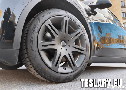 TESLA MODEL Y 19" UNIQUE S9 FULL COVER WHEEL HUBS - TESLARY Tesla Shop Accessories Europe Nederlands Dublin Cork Ireland Deutschland Espana Alicante France Italia