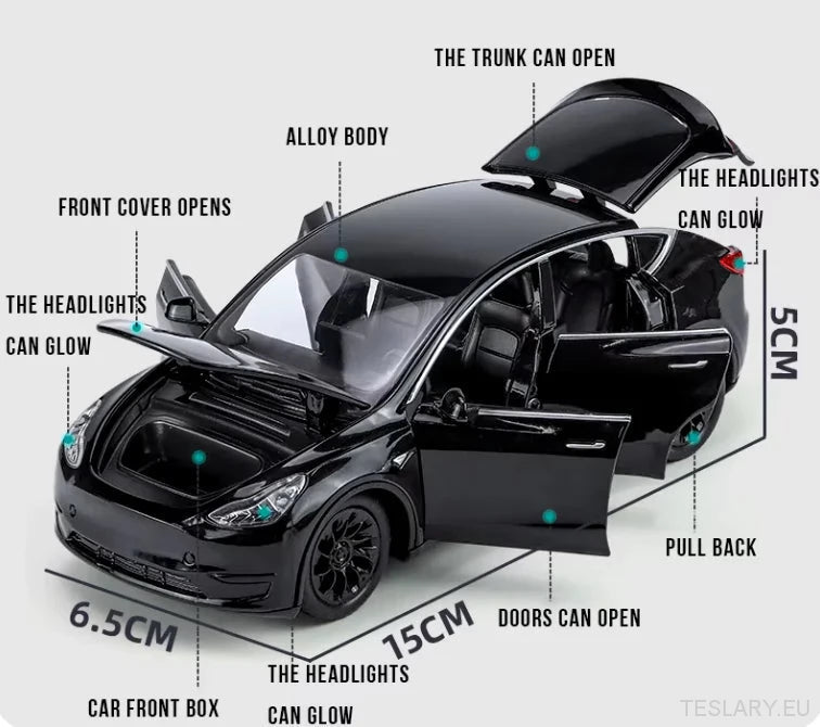 Tesla Model Y Car 1:32 Unofficial Version - TESLARY Tesla Shop Accessories Europe Nederlands Ireland Deutschland Espana Alicante France Italia