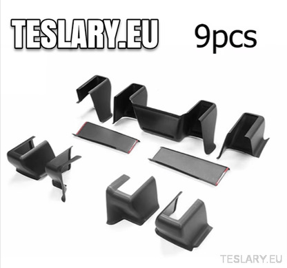 Tesla Model Y Full 9 Piece Seat Rail Protection Kit - TESLARY Tesla Shop Accessories Europe Nederlands Dublin Cork Ireland Deutschland Espana Alicante France Italia