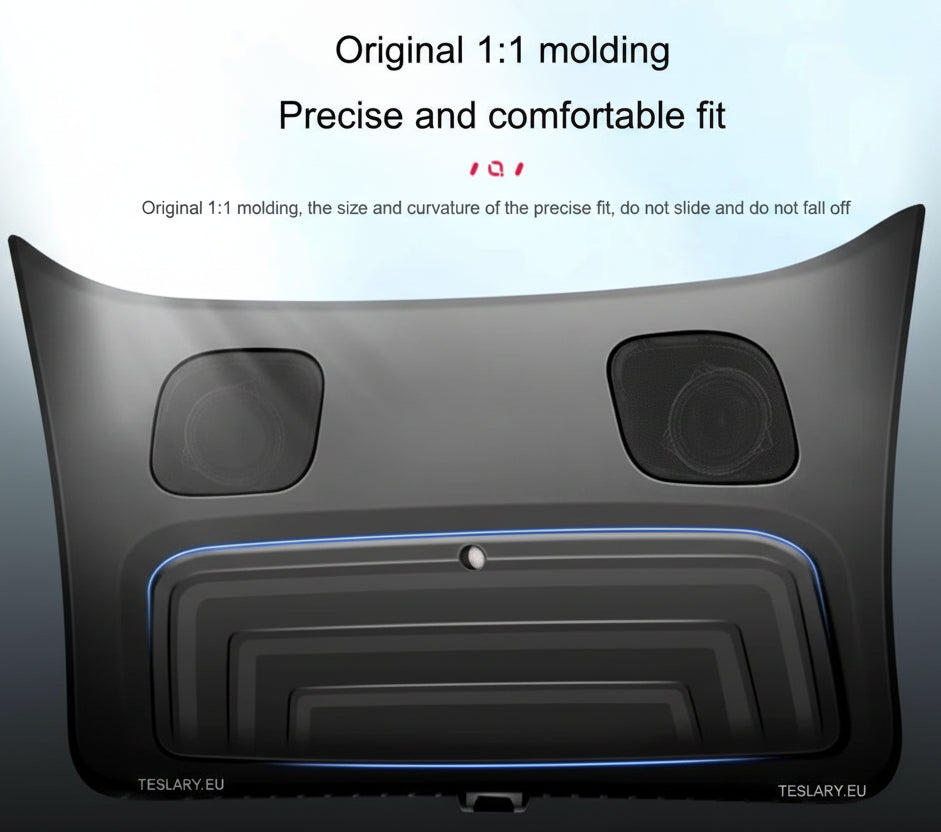 Tesla Model Y Trunk Door Premium TPE Heavy Duty Protective Mat - TESLARY Tesla Shop Accessories Europe Nederlands Ireland Deutschland Espana Alicante France Italia