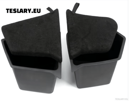 Tesla Model Y Trunk Organiser Side Pockets with Lids ( 2 ) - TESLARY Tesla Shop Accessories Europe Nederlands Dublin Cork Ireland Deutschland Espana Alicante France Italia